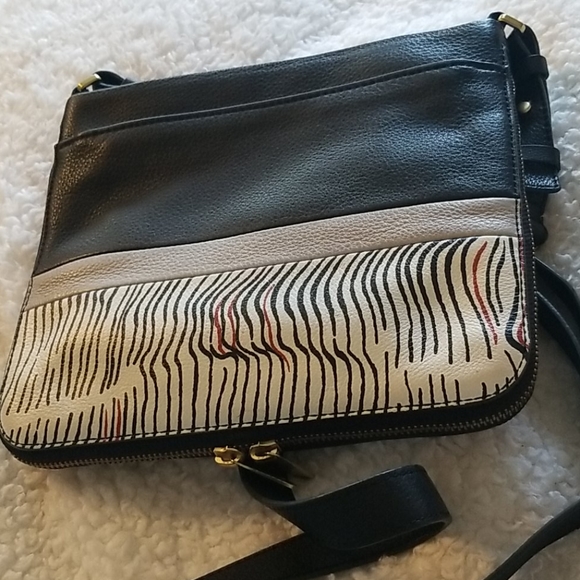 Fossil Leather Satchel - Picture 2 of 14